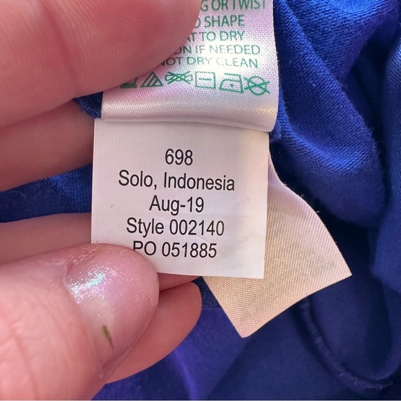 Lilly Pulitzer Madison Stretch Cotton Skort in Blue and Pink Seahorse Print XS - Picture 6 of 6